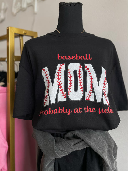 Baseball mom probably at the field T Shirt