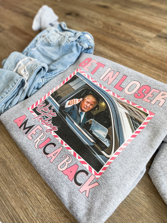 Get in loser Donald T-shirt